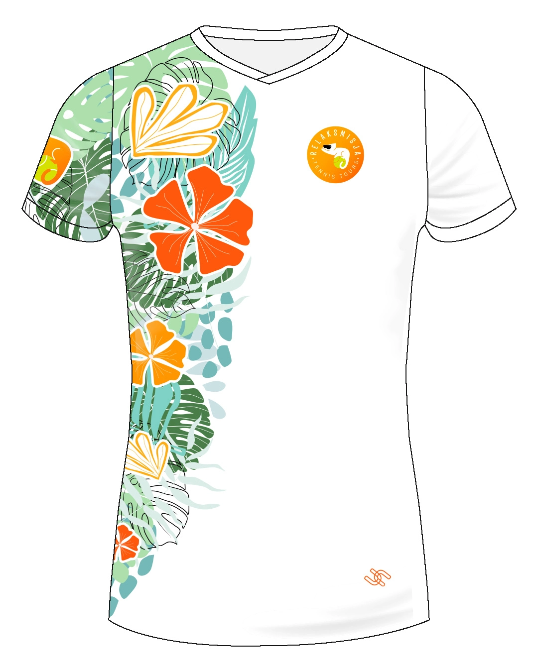 Koszulka tenisowa Relaksmisja Australian Open 2025 – projekt UpToU