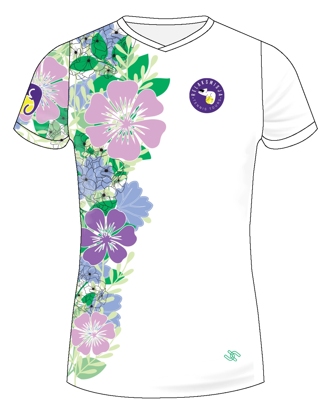Koszulka tenisowa Relaksmisja Londyn 2025 – projekt UpToU