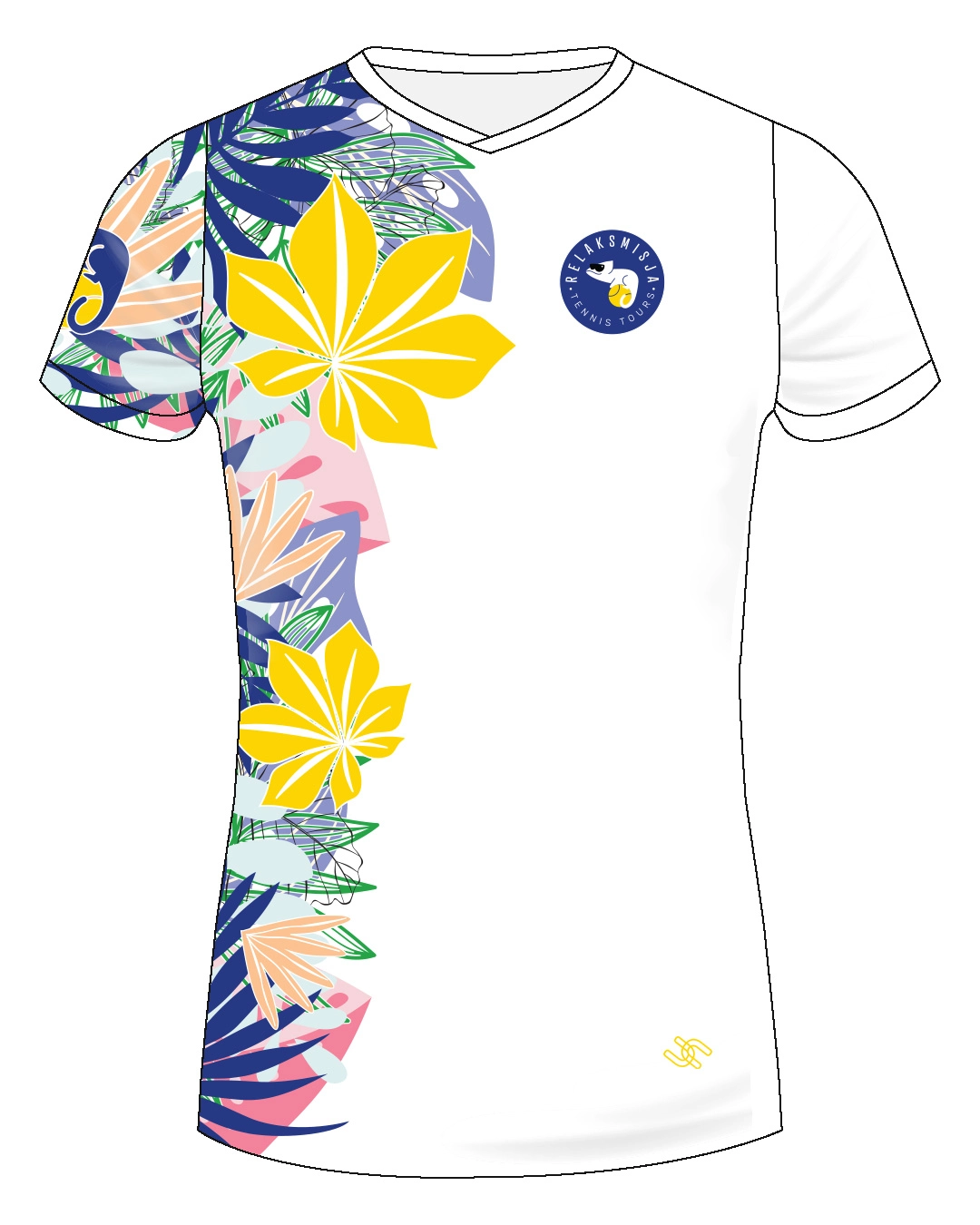 Koszulka tenisowa Relaksmisja US Open 2025 – projekt UpToU