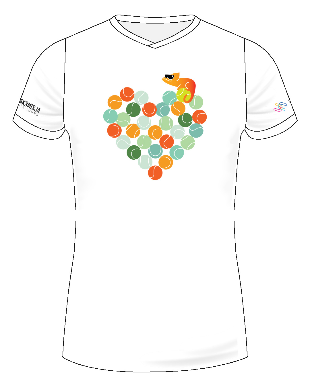 Koszulka tenisowa Relaksmisja Firmowa 2025 – projekt UpToU