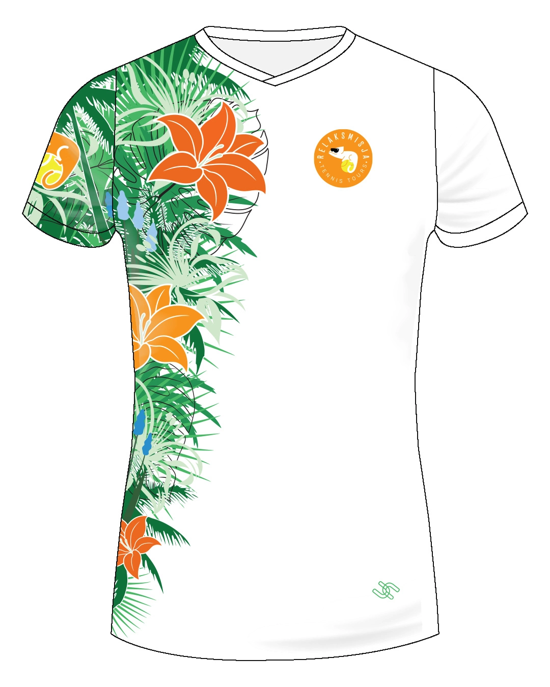 Koszulka tenisowa Relaksmisja Monte carlo 2025 – projekt UpToU
