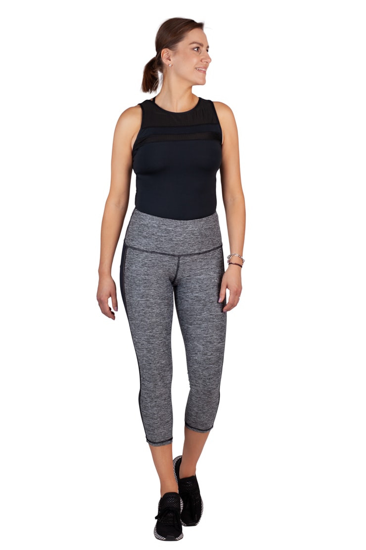 Fine-knit Leggings - Dark gray melange - Ladies | H&M US